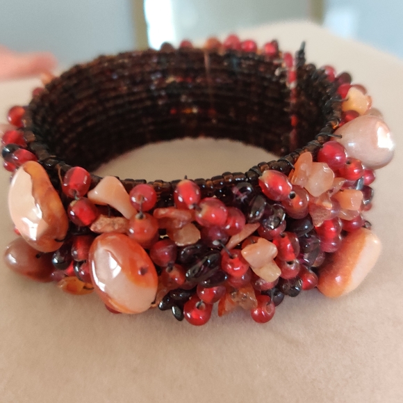 Vintage Carnelian Bracelet - Picture 3 of 3